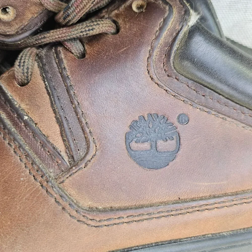 Timberland‎ Classic LaceUp Shoes Brown Leather Round Toe 37022 Mens 10.5